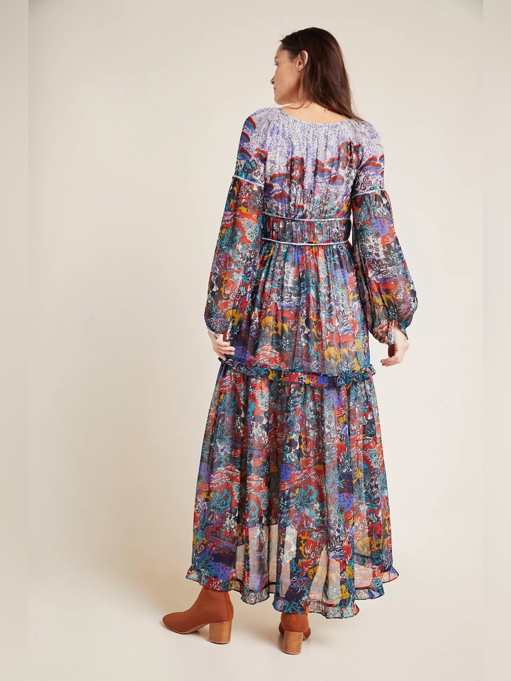 Anthropology Maeve Annabella Boho Maxi Dress - Picture 2 of 7